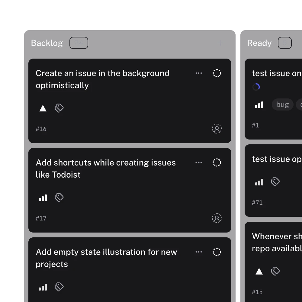 Kanban boards
